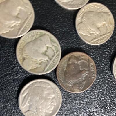 Collection of 22 Buffalo Nickels