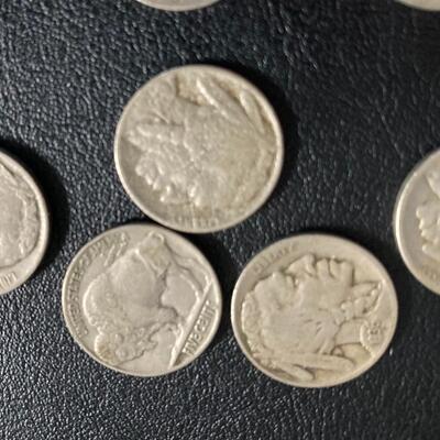 Collection of 22 Buffalo Nickels