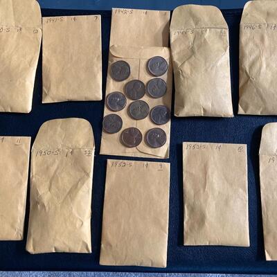 Large Lot 160 Wheat Penny Unsearched Collection