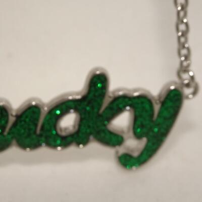 LUCKY Glitter Necklace