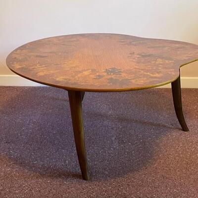 Buchschmid & Gretaux Inlay Inlaid Marquetry Coffee Table 43" x 36" Shipping Available