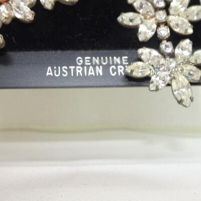 Vintage CAPRI Genuine Australian Crystal Chandelier Crystal Earrings 