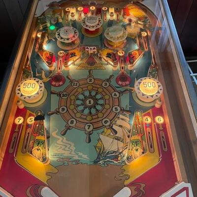 Gottlieb Ships Ahoy Pinball Machine