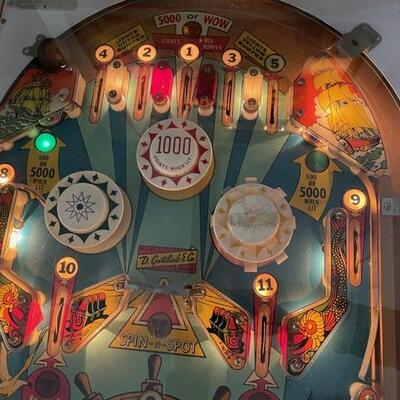 Gottlieb Ships Ahoy Pinball Machine