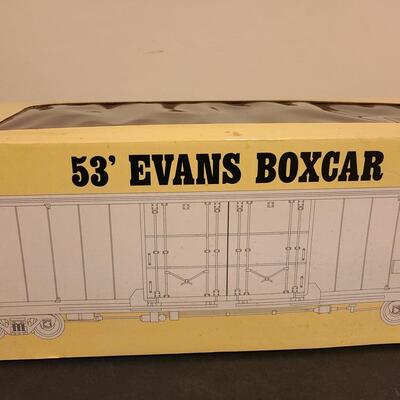 Lot 34: Aristo-Craft 53' Evans Boxcar Art-50092P Western Pacific #1 Gauge 