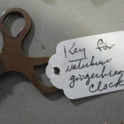 Lot 93 - Waterbury Clock & Keys