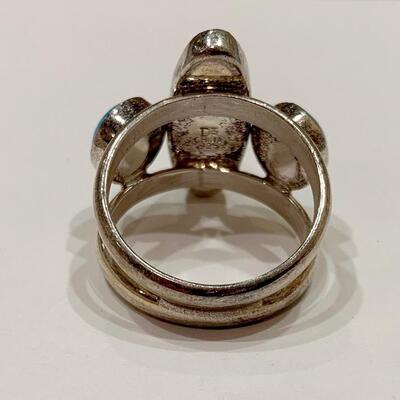 Jay King Sterling Silver and Turquoise Ring Size 7