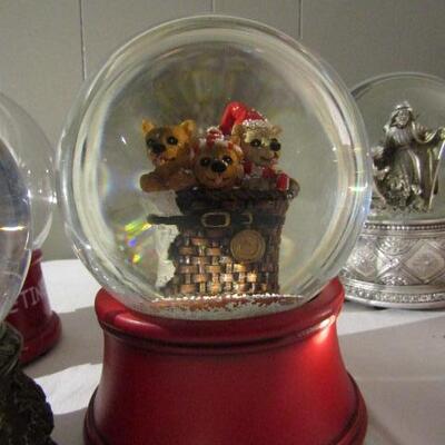 Group of Seven Snow Globes