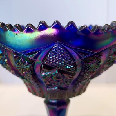 Carnival Glass Candy Dish