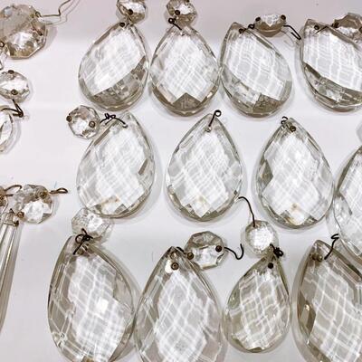 Vintage Chandelier Crystal Lot