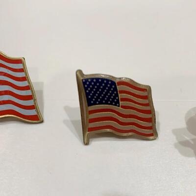 Flag Pin Lot