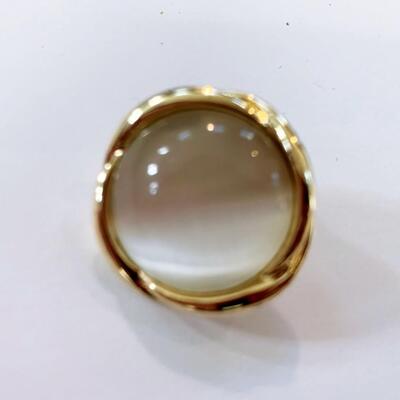 Vintage Cat Eye Clip On Earrings