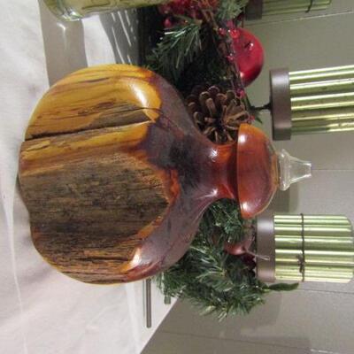 Nice Collection of Holiday Wall and Centerpiece Candle Holders and Candles