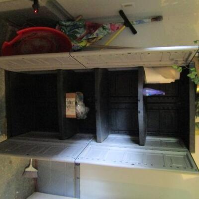 Composite 4 Door Garage Storage Cabinet 27