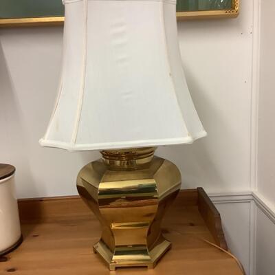 329 Large Brass Table Lamp 