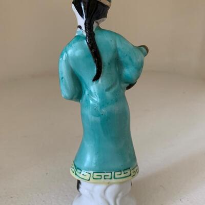 Vintage Asian Man & Woman Figurines