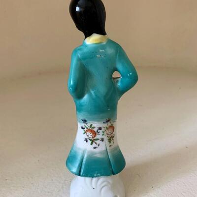 Vintage Asian Man & Woman Figurines