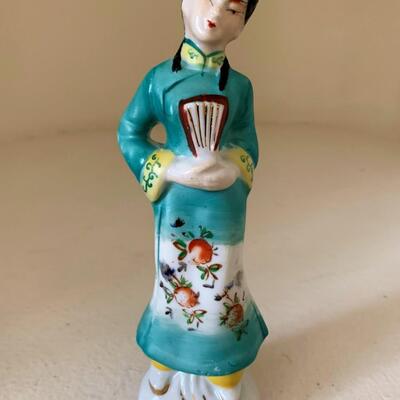 Vintage Asian Man & Woman Figurines