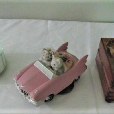 Set of Three Dainty Music Boxes