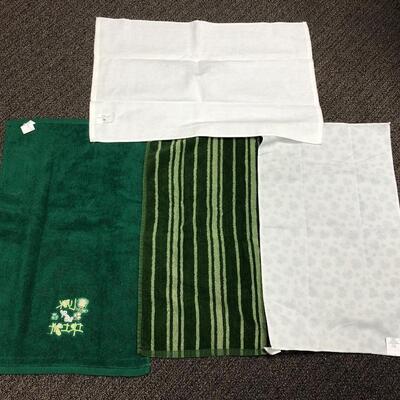 Set of 4 St Patrickâ€™s Day hand towels