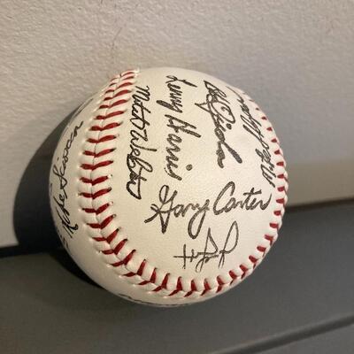 c. 1992 LA Dodgers Comemorative Signed Baseball with Tom LaSorda