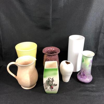 Lot of vases and pots multicolor