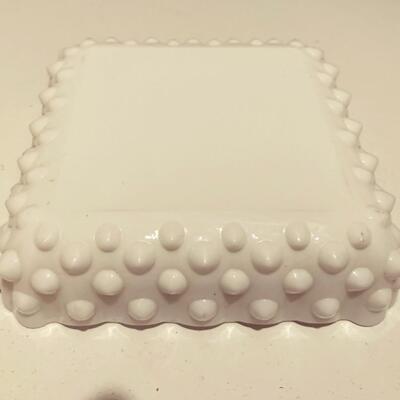 Vintage Milk Glass Ashtray