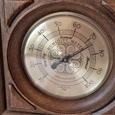 Lot #8  Vintage Springfield Barometer