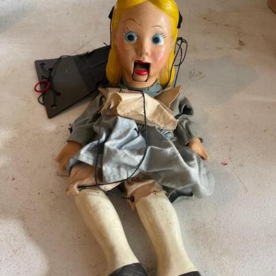Antique Marionette Doll