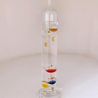 Galileo thermometer.