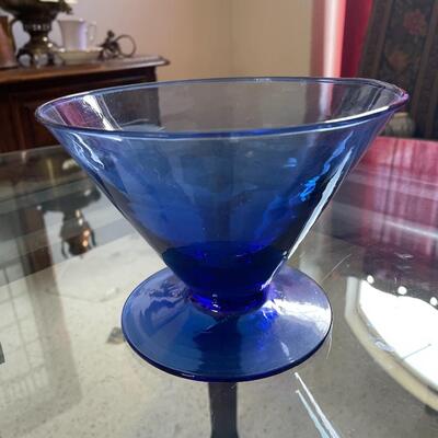 #4 Blue Glass Bowl