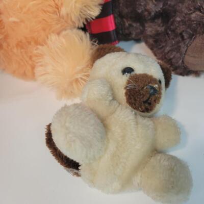 3 plushies 
