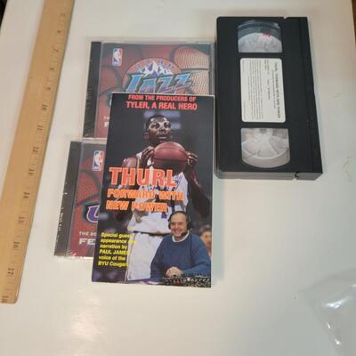 Is Utah Jazz lo. Thurl Bailey signed VHS