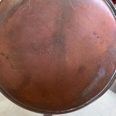 #8 Vintage SPARTAN Set of 2 Copperware Teapots Coffee Pots