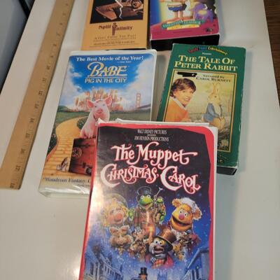 5 children's VHS