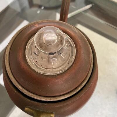 #9 Vintage PYREX Copper Coffee Percolator 