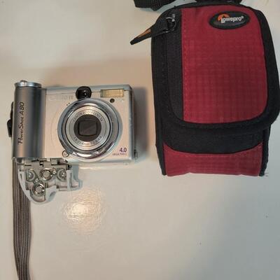 Is cannon power shot a 80 battery operated four megapixel