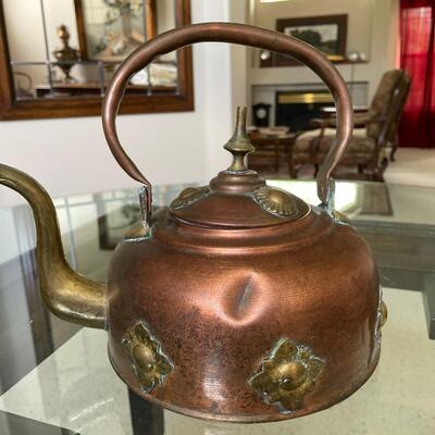 #10 Vintage Copper Tea Pot MOROCCO