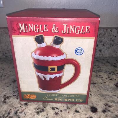 Mingle and jungle Santa mug 