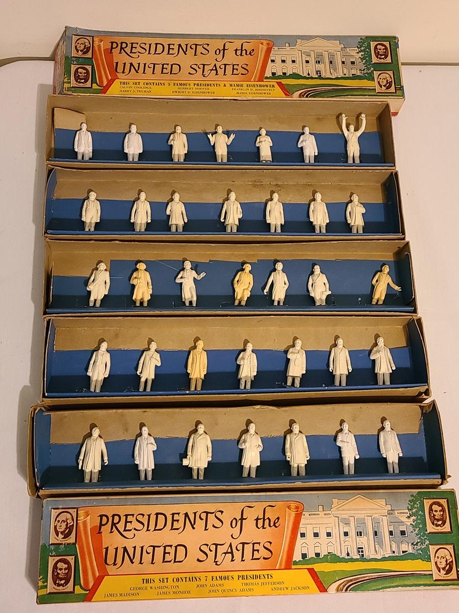 Lot 94 Vintage Marx Toys Presidents of the United States