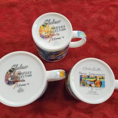 Lot 22: Chalets Master Impressionist Coffee Cups