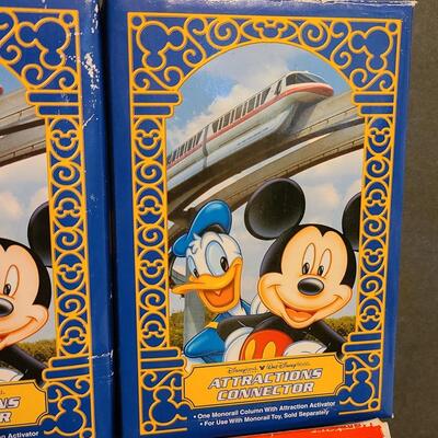 Lot 98:  Disney Monorail Track Pieces and Attractions Connectors 