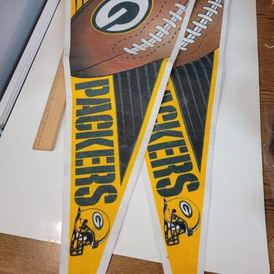 2 Packers Pennants