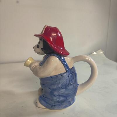 Porcelain firefighter dalmatian