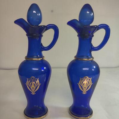 Old Avon bath oil containers 