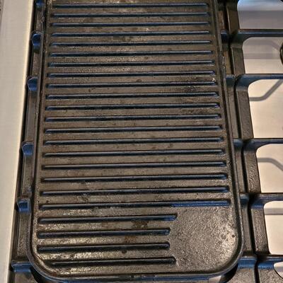 Lot 34: Cast Iron Double Sided Griddle 