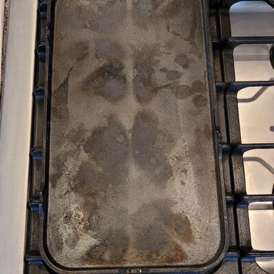 Lot 34: Cast Iron Double Sided Griddle 
