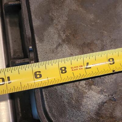Lot 34: Cast Iron Double Sided Griddle 
