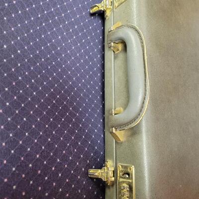 Locking briefcase combination