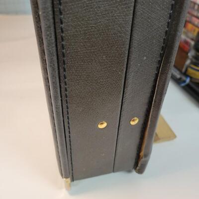 Locking briefcase combination